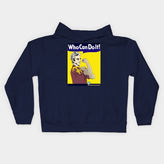 WHO CAN DO IT Kids Hoodie by KARMADESIGNER T-SHIRT SHOP